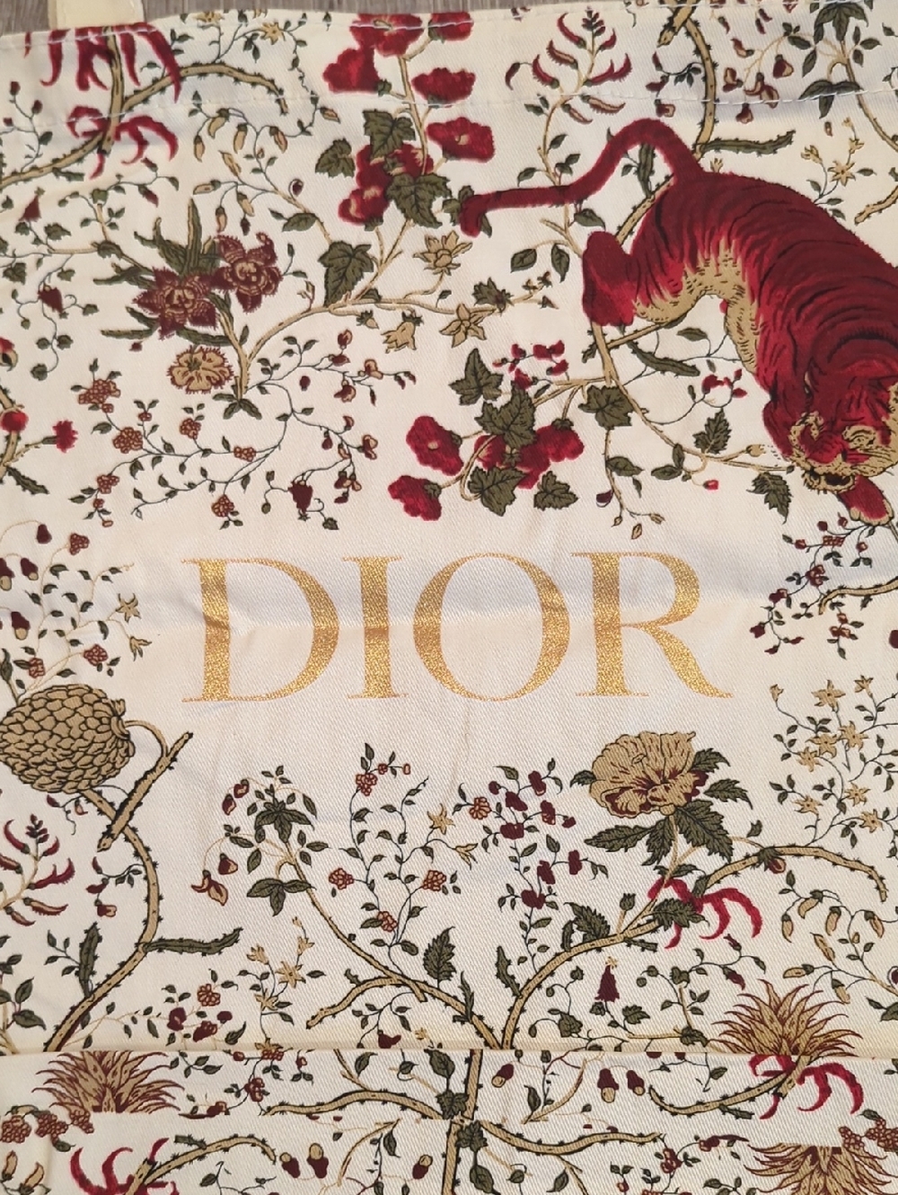 Christian Dior Limited Edition Lunar New Year Red Tiger 2023 Tote Bag - Picture 2 of 9
